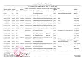 農(nóng)業(yè)銀行流水賬單翻譯成英文的樣本圖
