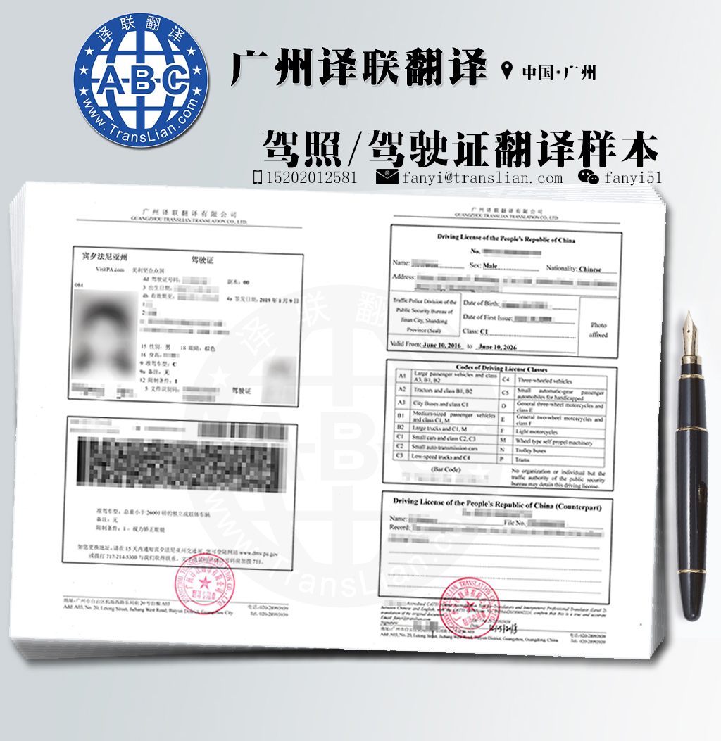 國外駕照翻譯圖片